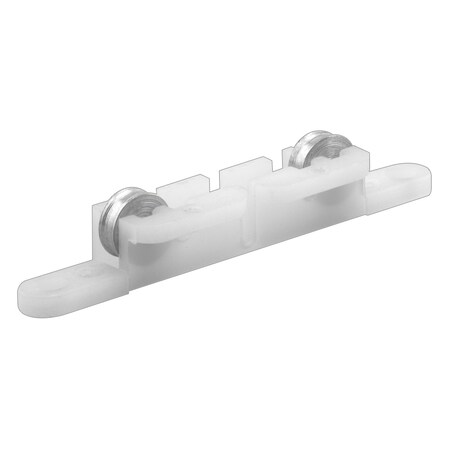 Prime-Line 5 in. Concave Steel Wheel Sliding Window Tandem Roller Assembly, PK2 G 3158